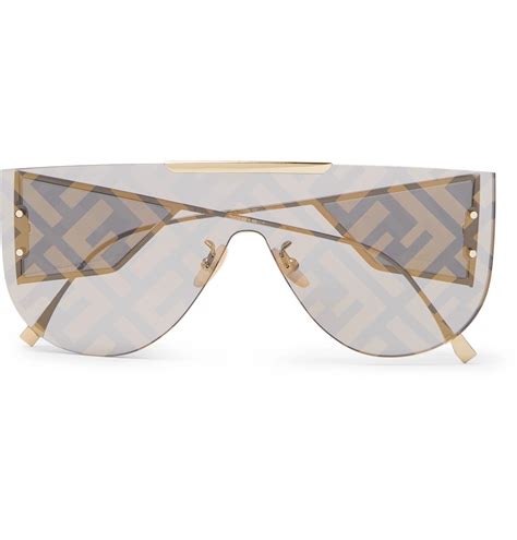 fendi oversized printed d-frame acetate sunglasses|FENDI EYEWEAR D.